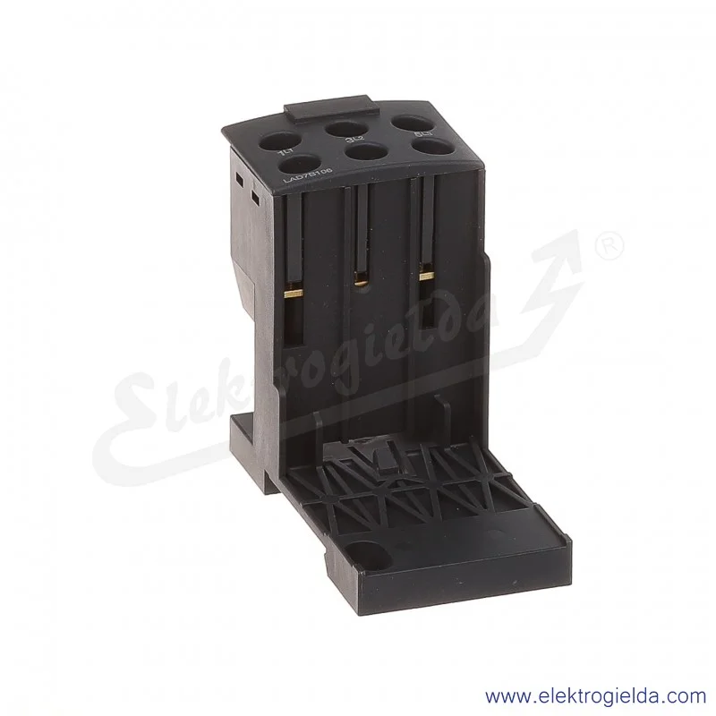 Blok zaciskowy LAD7B106, do LRD/LR3D na szyne TS-35mm Blok zaciskowy LAD7B106, do LRD/LR3D na szyne TS-35mm