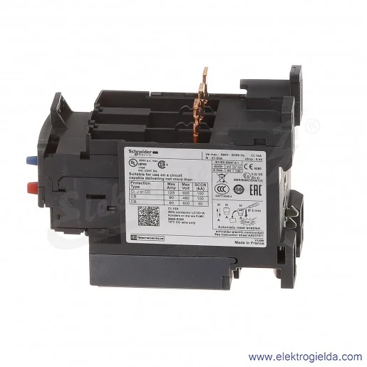 Przekaźnik termiczny LRD350, 37-50, do ALC1D40..65 EVK Przekaźnik termiczny LRD350, 37-50, do ALC1D40..65 EVK