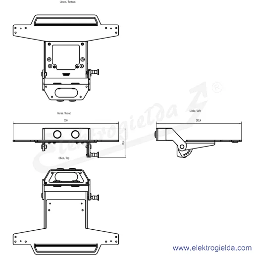 Rysunek wymiarowy Rysunek wymiarowy
