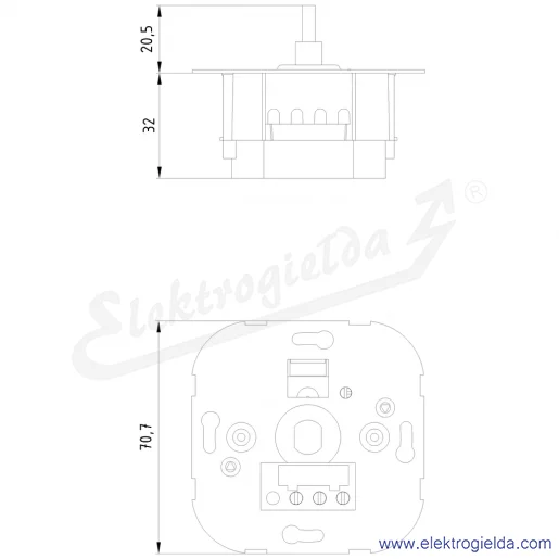 Rysunek wymiarowy Rysunek wymiarowy