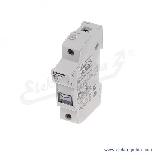 Podstawa bezpiecznikowa FB01F1P 10x38mm 1P Podstawa bezpiecznikowa FB01F1P 10x38mm 1P