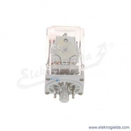 Przekaźnik elektromagnetyczny R15-1012-23-1110-WK-PKP 2P 110VDC przycisk testujący K wykonanie trakcyjne Przekaźnik elektromagnetyczny R15-1012-23-1110-WK-PKP 2P 110VDC przycisk testujący K wykonanie trakcyjne