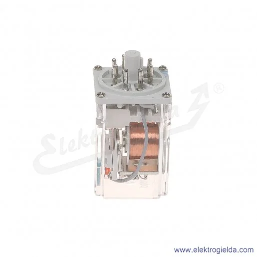 Przekaźnik elektromagnetyczny R15-1012-23-1110-WK-PKP 2P 110VDC przycisk testujący K wykonanie trakcyjne Przekaźnik elektromagnetyczny R15-1012-23-1110-WK-PKP 2P 110VDC przycisk testujący K wykonanie trakcyjne