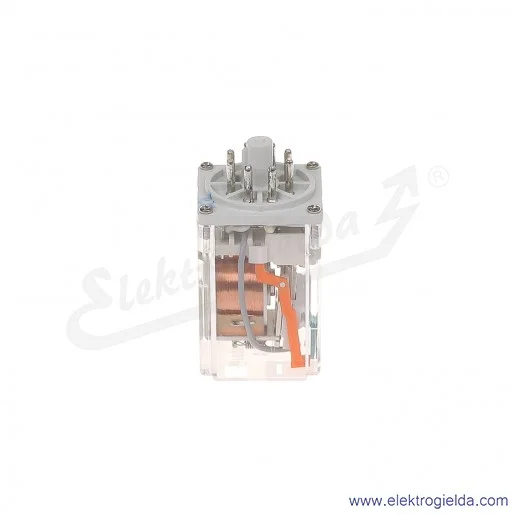 Przekaźnik elektromagnetyczny R15-1012-23-1110-WK-PKP 2P 110VDC przycisk testujący K wykonanie trakcyjne Przekaźnik elektromagnetyczny R15-1012-23-1110-WK-PKP 2P 110VDC przycisk testujący K wykonanie trakcyjne
