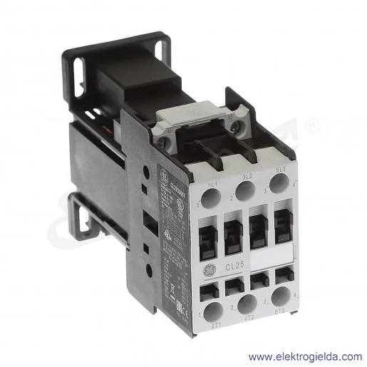 Stycznik CL25D300TD 24V DC, 11KW/400V AC-3, 45A AC-1, 3-polowy Stycznik CL25D300TD 24V DC, 11KW/400V AC-3, 45A AC-1, 3-polowy