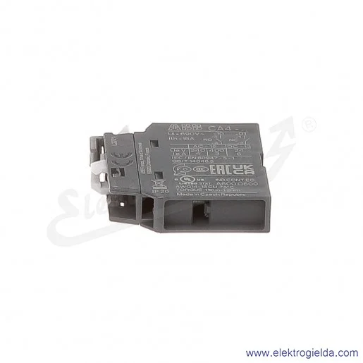 Styk pomocniczy CA4-10 1NO do AF montaż czołowy Styk pomocniczy CA4-10 1NO do AF montaż czołowy