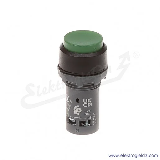 Przycisk CP3-10G-11 wystający zielony 1NO+1NC monostabilny Przycisk CP3-10G-11 wystający zielony 1NO+1NC monostabilny