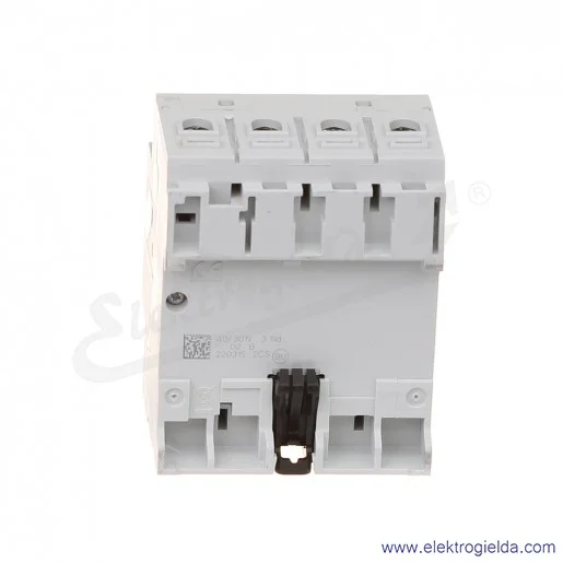 Wyłącznik różnicowoprądowy F204 A-25/0,03 4P 25A 0,03A typ A Wyłącznik różnicowoprądowy F204 A-25/0,03 4P 25A 0,03A typ A