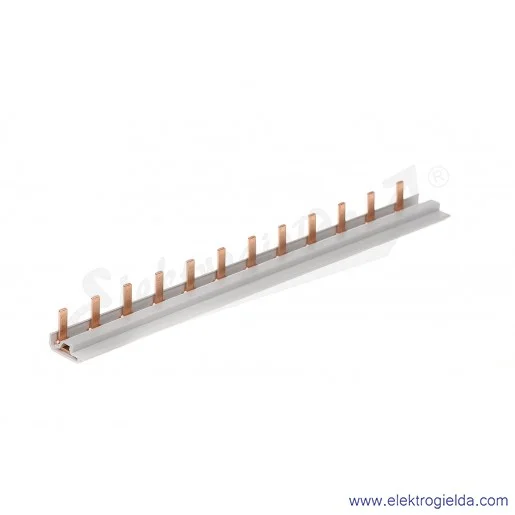Szyna łączeniowa PS1/12 12x1-fazowa kołkowa 10 mm2 Szyna łączeniowa PS1/12 12x1-fazowa kołkowa 10 mm2