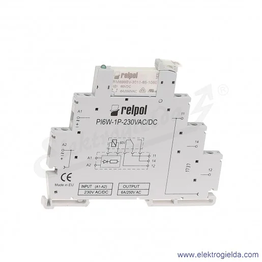 PIR6W-1P-230VAC/DC (SZARE) (CE) PIR6W-1P-230VAC/DC (SZARE) (CE)