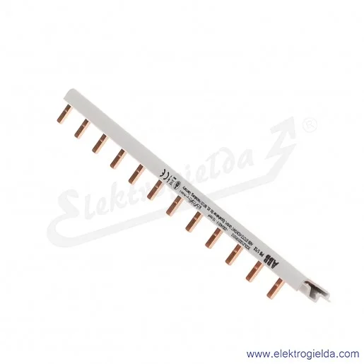 Szyna łączeniowa PS1/12 12x1-fazowa kołkowa 10 mm2 Szyna łączeniowa PS1/12 12x1-fazowa kołkowa 10 mm2