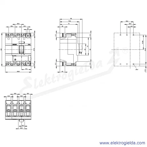 Rysunek wymiarowy Rysunek wymiarowy