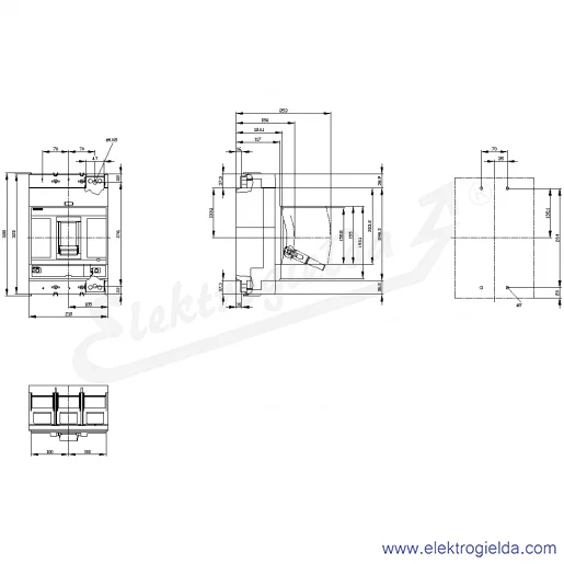 Rysunek wymiarowy Rysunek wymiarowy