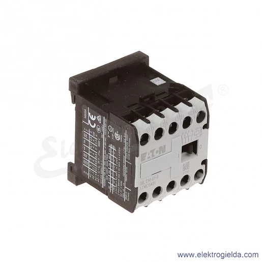 Stycznik DILEM-01-G(24VDC) 3P+1NC 4kW 9A Us 24VDC Stycznik DILEM-01-G(24VDC) 3P+1NC 4kW 9A Us 24VDC