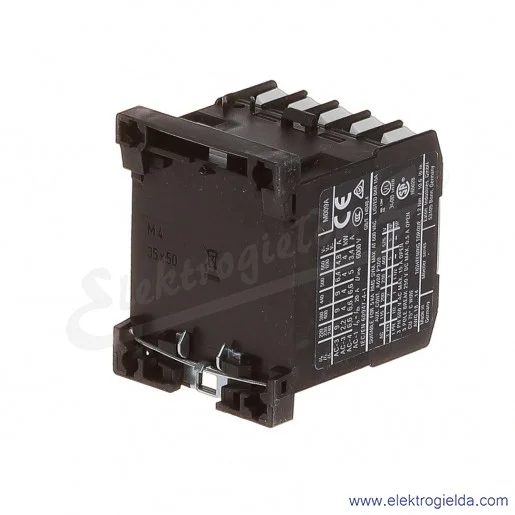 Stycznik DILEM-01(24V50/60HZ) 3P+1NC 4kW 9A Us 24VAC Stycznik DILEM-01(24V50/60HZ) 3P+1NC 4kW 9A Us 24VAC