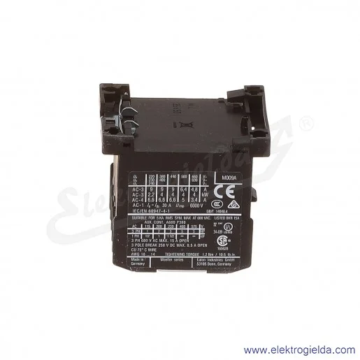 Stycznik DILEM-10(230V50HZ,240V60HZ) 3P+1NO 4kW 9A Us 230VAC Stycznik DILEM-10(230V50HZ,240V60HZ) 3P+1NO 4kW 9A Us 230VAC