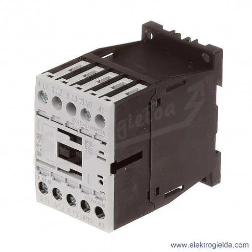Stycznik DILM7-10(230V50HZ,240V60HZ) 3P+1NO 3kW 7A Us 230VAC Stycznik DILM7-10(230V50HZ,240V60HZ) 3P+1NO 3kW 7A Us 230VAC