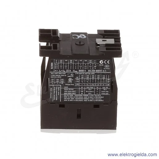 Stycznik DILM7-01(110V50HZ,120V60HZ) 3P+1NC 3kW 7A Us 110VAC Stycznik DILM7-01(110V50HZ,120V60HZ) 3P+1NC 3kW 7A Us 110VAC