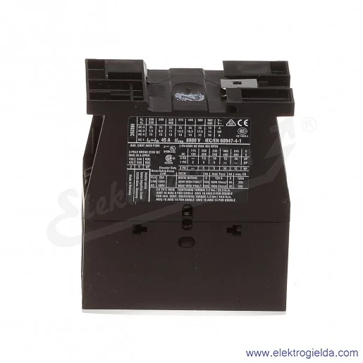 Stycznik DILM25-10(24V50/60HZ) 3P+1NO 11kW 25A Us 24VAC Stycznik DILM25-10(24V50/60HZ) 3P+1NO 11kW 25A Us 24VAC