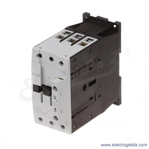 Stycznik DILM40(RDC24) 3P 18,5kW 40A Us 24VDC Stycznik DILM40(RDC24) 3P 18,5kW 40A Us 24VDC