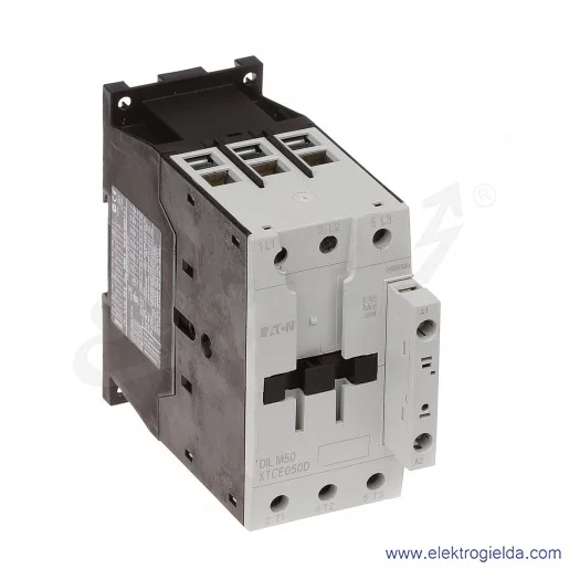 Stycznik DILM50(24V50/60HZ) 3P 22kW 50A Us 24VAC Stycznik DILM50(24V50/60HZ) 3P 22kW 50A Us 24VAC