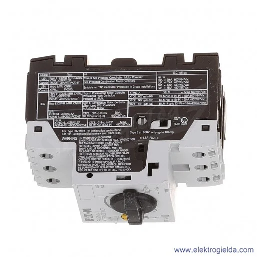 Wyłącznik silnikowy PKZM0-1 3P 0,25kW 0,63-1,0A Wyłącznik silnikowy PKZM0-1 3P 0,25kW 0,63-1,0A