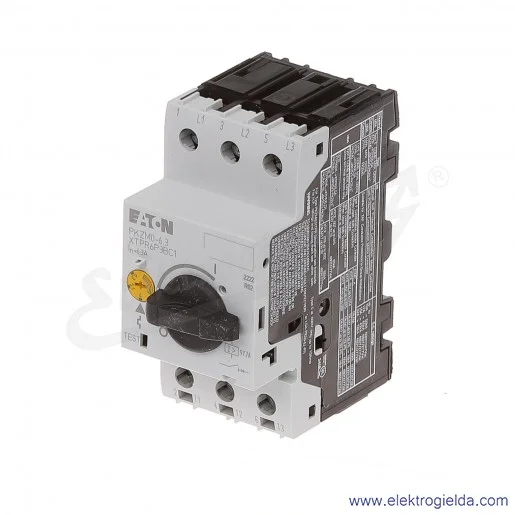 Wyłącznik silnikowy PKZM0-6,3 3P 2,2kW 4-6,3A Wyłącznik silnikowy PKZM0-6,3 3P 2,2kW 4-6,3A