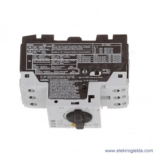 Wyłącznik silnikowy PKZM0-2,5 3P 0,75kW 1,6-2,5A Wyłącznik silnikowy PKZM0-2,5 3P 0,75kW 1,6-2,5A