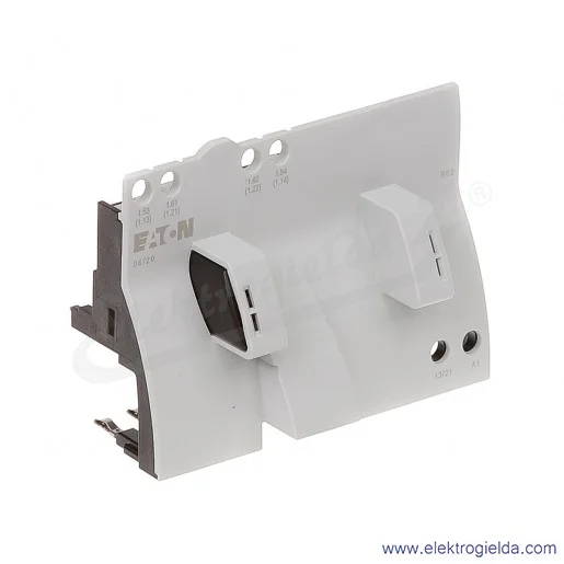 Łącznik PKZM0-XRM12 stycznika DILM7-15 z wyłącznikiem silnikowym PKZM0 L/P Łącznik PKZM0-XRM12 stycznika DILM7-15 z wyłącznikiem silnikowym PKZM0 L/P