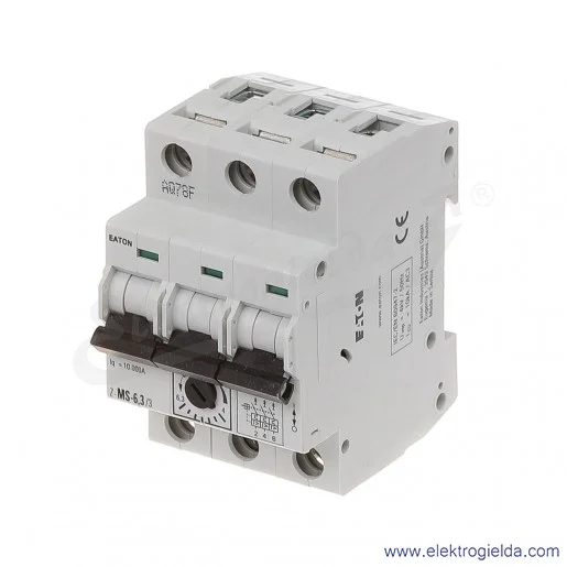 Wyłącznik silnikowy Z-MS-6,3/3 3P 2,2kW 4-6,3A Wyłącznik silnikowy Z-MS-6,3/3 3P 2,2kW 4-6,3A