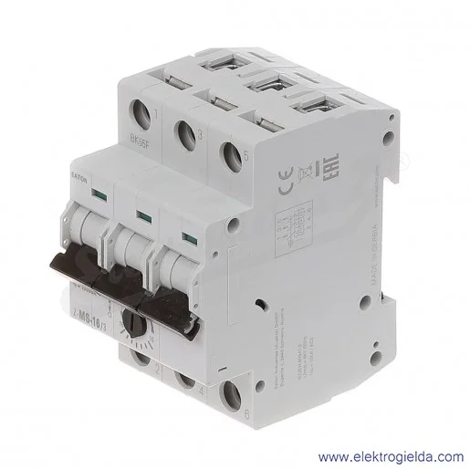 Wyłącznik silnikowy Z-MS-16/3 3P 7,5kW 10-16A Wyłącznik silnikowy Z-MS-16/3 3P 7,5kW 10-16A