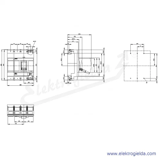 Rysunek wymiarowy Rysunek wymiarowy