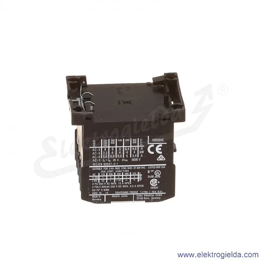 Stycznik DILEM-10-G-EA(24VDC) 3P+1NO 4kW 9A Us 24VDC Stycznik DILEM-10-G-EA(24VDC) 3P+1NO 4kW 9A Us 24VDC