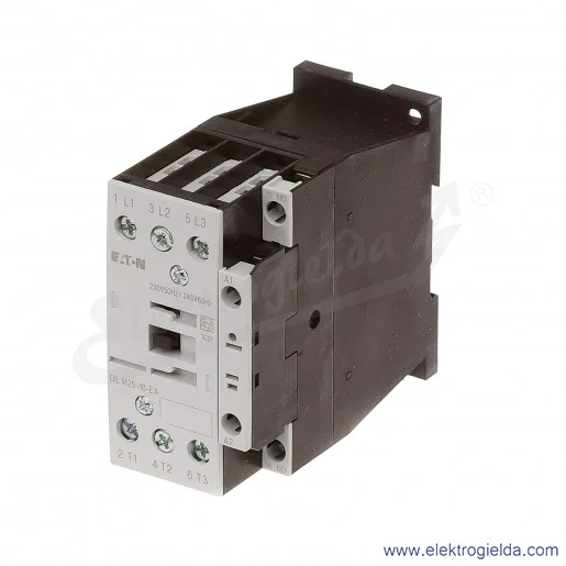 Stycznik DILM25-10-EA(230V50HZ,240V60HZ) 3P+1NO 11kW 25A Us 230VAC Stycznik DILM25-10-EA(230V50HZ,240V60HZ) 3P+1NO 11kW 25A Us 230VAC