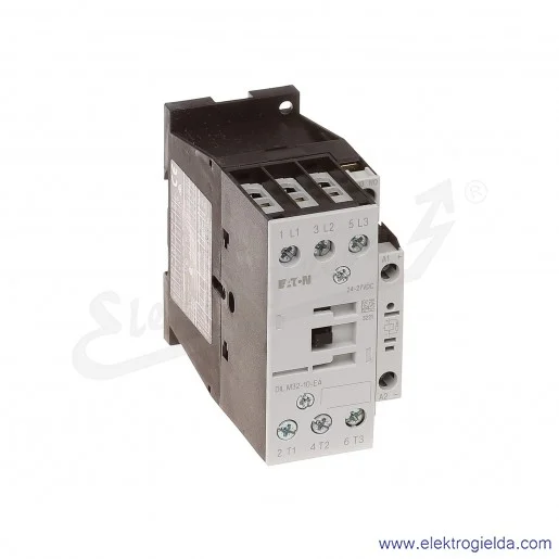 Stycznik DILM32-10-EA(RDC24) 3P+1NO 15kW 32A Us 24VDC Stycznik DILM32-10-EA(RDC24) 3P+1NO 15kW 32A Us 24VDC