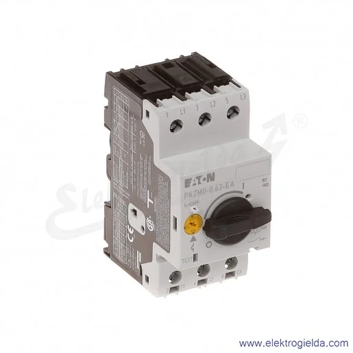 Wyłącznik silnikowy PKZM0-0,63-EA 3P 0,12kW 0,4-0,63A Wyłącznik silnikowy PKZM0-0,63-EA 3P 0,12kW 0,4-0,63A