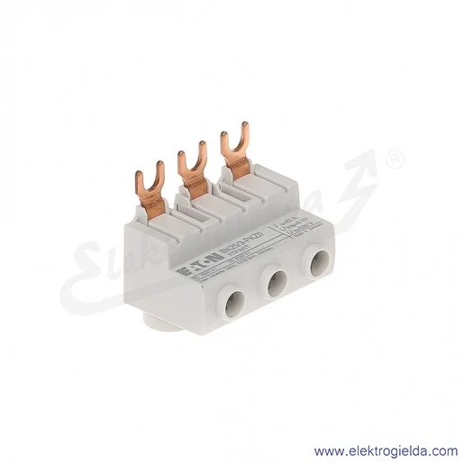 Blok zacisków zasilających BK25/3-PKZ0 25mm2 do PKZM0 Blok zacisków zasilających BK25/3-PKZ0 25mm2 do PKZM0