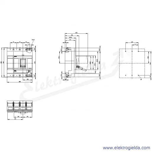 Rysunek wymiarowy Rysunek wymiarowy