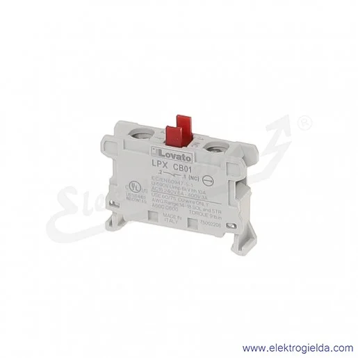Styk LPX CB01 NC do kasety
Styk LPX CB01 NC do kasety