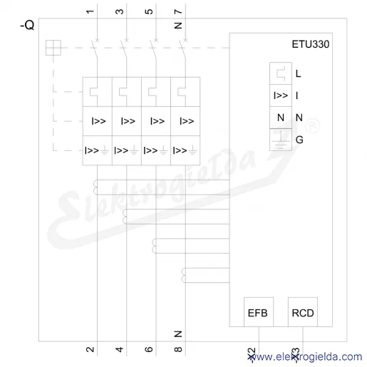 Schemat obwodu Schemat obwodu