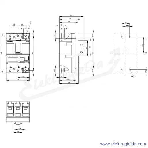 Rysunek wymiarowy Rysunek wymiarowy