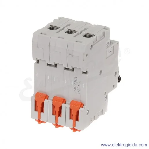 Wyłącznik nadprądowy P1MB3PC04 C4A 3P 10kA AC Wyłącznik nadprądowy P1MB3PC04 C4A 3P 10kA AC