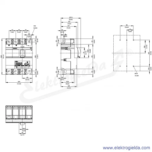 Rysunek wymiarowy Rysunek wymiarowy