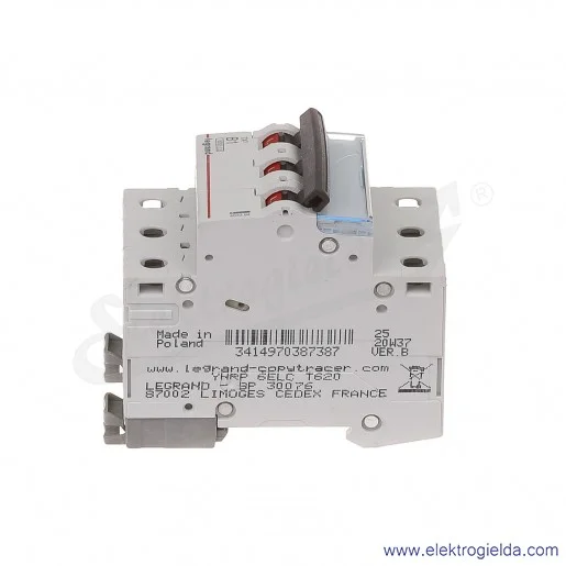 Wyłącznik nadprądowy S303 B 1 3P 6kA AC TX3 Wyłącznik nadprądowy S303 B 1 3P 6kA AC TX3