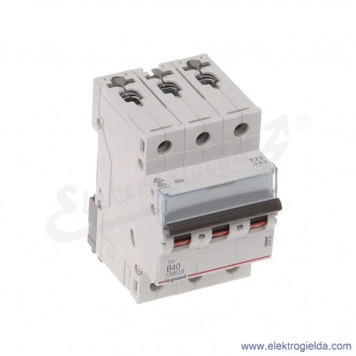 Wyłącznik nadprądowy S303 B 40 3P 6kA AC TX3 Wyłącznik nadprądowy S303 B 40 3P 6kA AC TX3