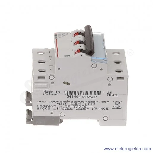 Wyłącznik nadprądowy S303 B 40 3P 6kA AC TX3 Wyłącznik nadprądowy S303 B 40 3P 6kA AC TX3