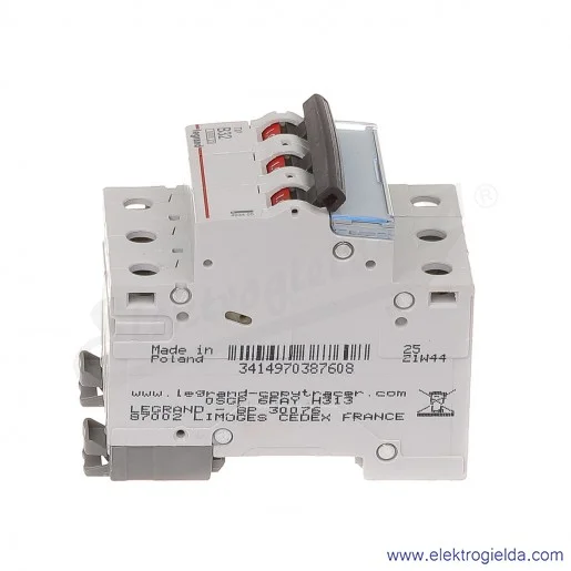 Wyłącznik nadprądowy S303 B 32 3P 6kA AC TX3 Wyłącznik nadprądowy S303 B 32 3P 6kA AC TX3