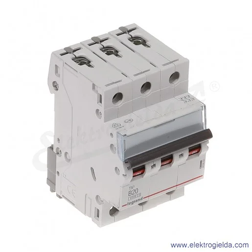 Wyłącznik nadprądowy S303 B 20 3P 6kA AC TX3 Wyłącznik nadprądowy S303 B 20 3P 6kA AC TX3