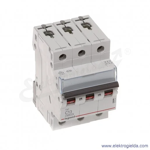 Wyłącznik nadprądowy S303 C 13 3P 6kA AC TX3 Wyłącznik nadprądowy S303 C 13 3P 6kA AC TX3