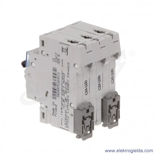 Wyłącznik nadprądowy S303 C 25 3P 6kA AC TX3 Wyłącznik nadprądowy S303 C 25 3P 6kA AC TX3